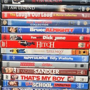 Bundle LOT of 22 Comedy DVDs – Will Ferrell, Adam Sandler, Will Smith Collection